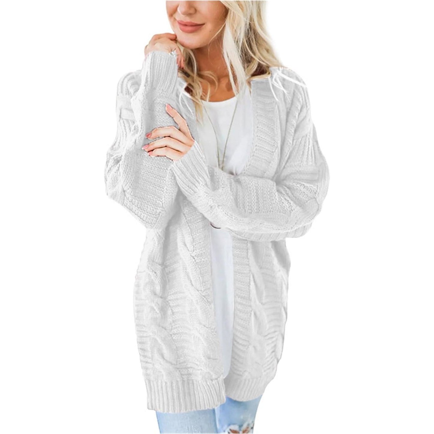 Mystically Cozy Cable-Knit Cardigan