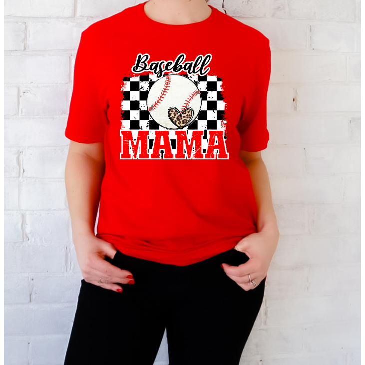 Baseball Mama Tee or Sweatshirt