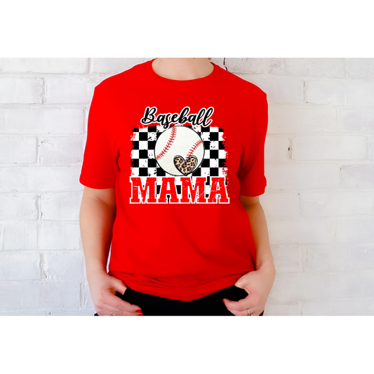 Baseball Mama Tee or Sweatshirt