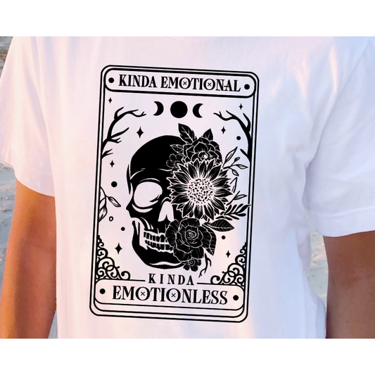 Kinda Emotional Kinda Emotionless Tarot Tee or Tank