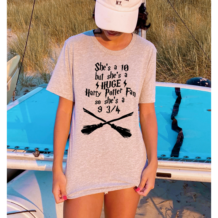 She's a 9 3/4 Tee