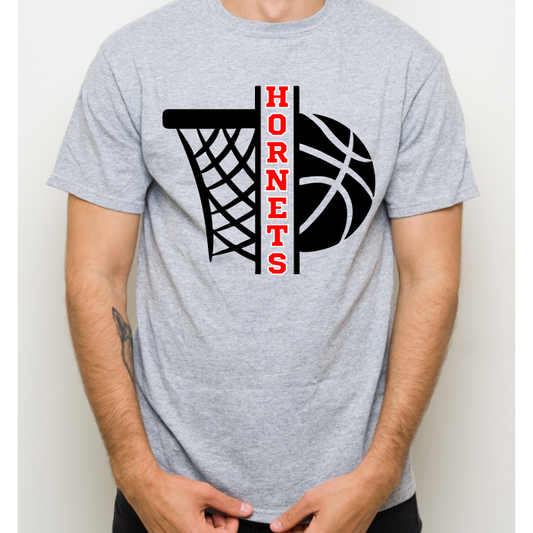 Hoopin' Hornets Tee or Sweatshirt