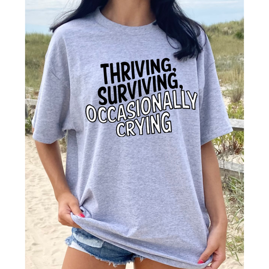 Occasionally Crying Tee
