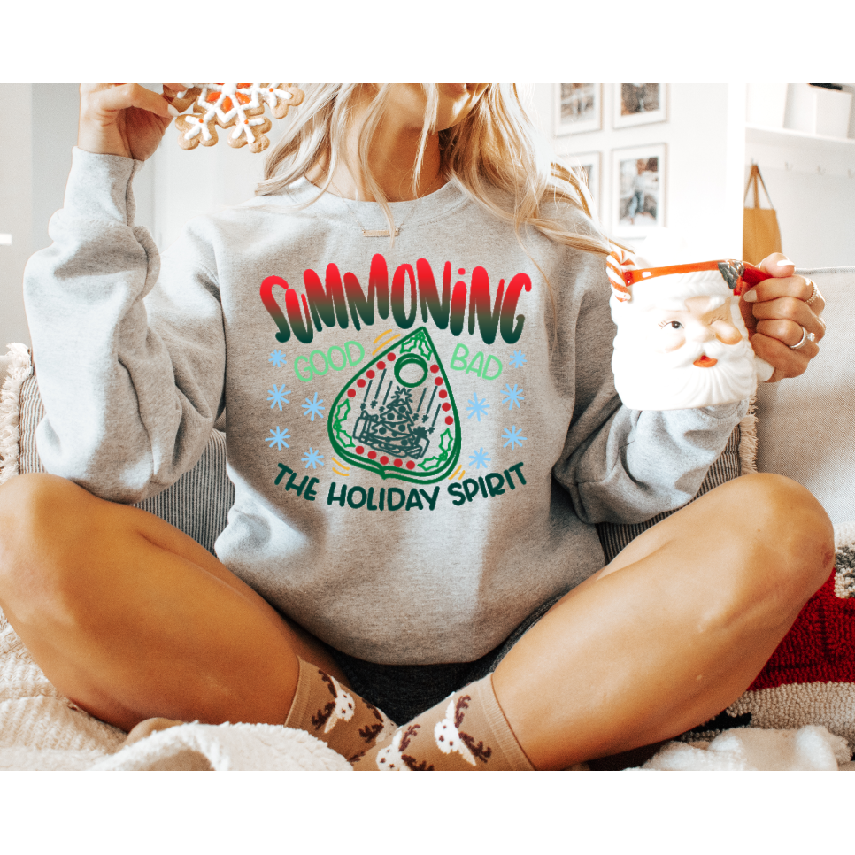 Summoning the Holiday Spirit Tee or Sweatshirt