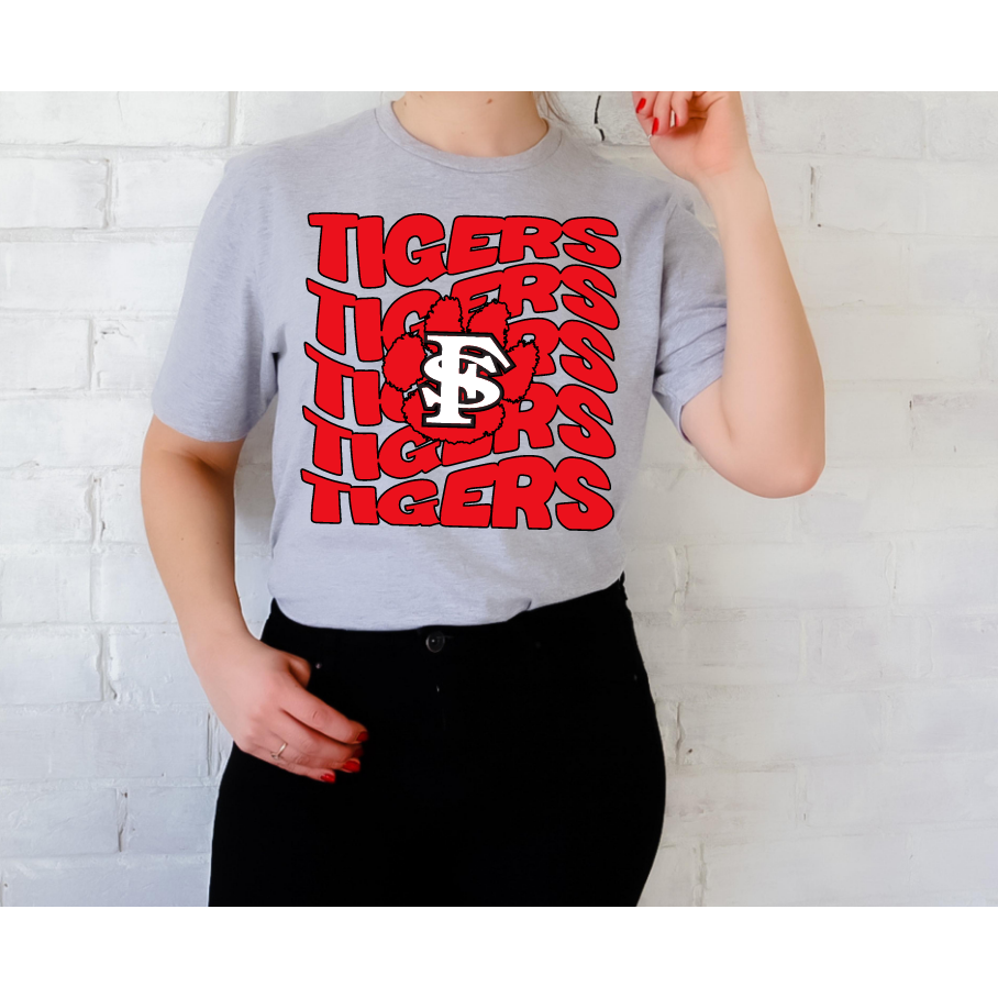Waving FS Tigers Fans Tee or Hoodie