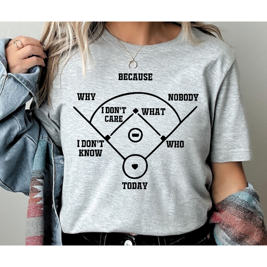 1st Base Tee or Sweatshirt