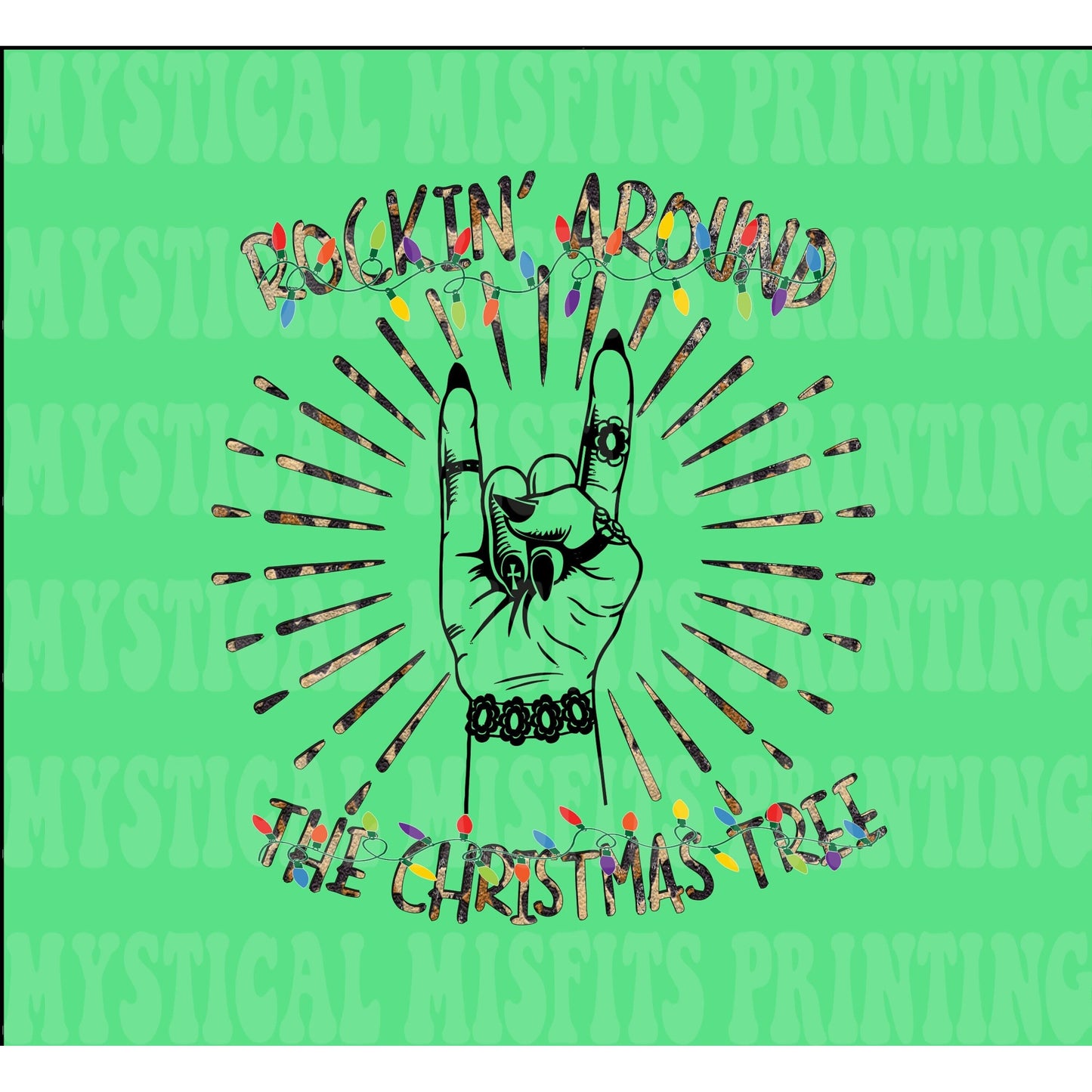 Rockin' Around The Christmas Tree SVG/PNG File Download