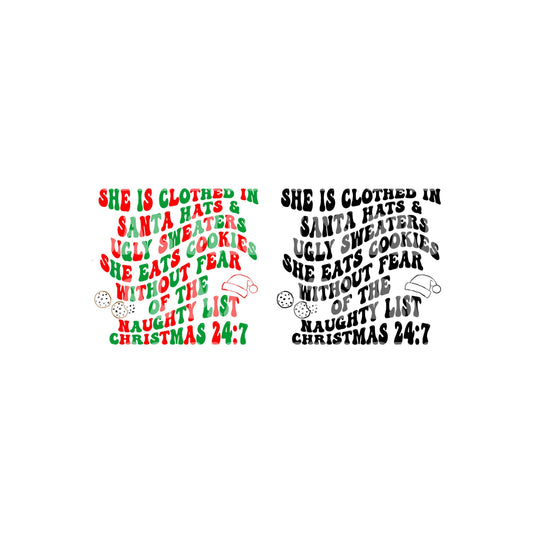 Christmas 24:7 SVG/PNG File Download