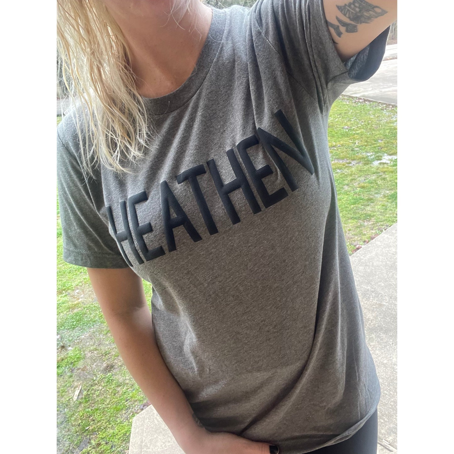 Heathen Puff Print Tee or Sweatshirt