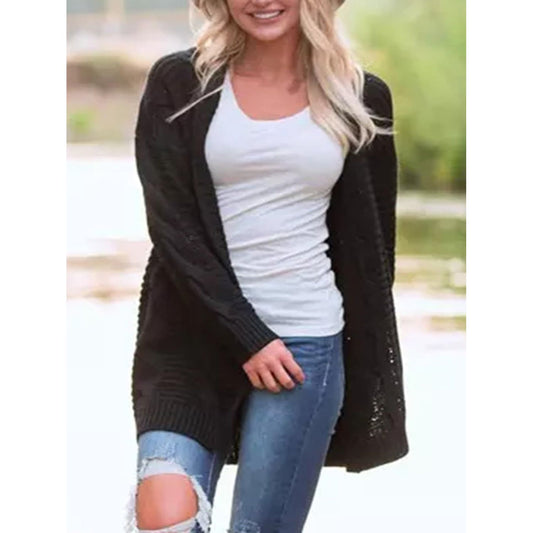 Mystically Cozy Cable-Knit Cardigan