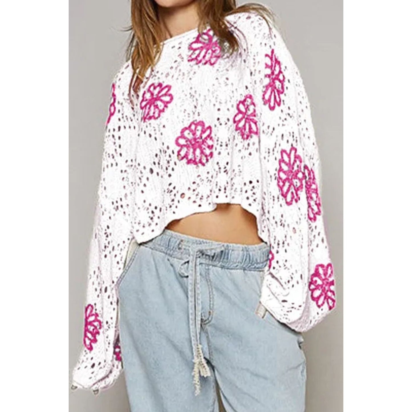 Flower Power Crochet Top