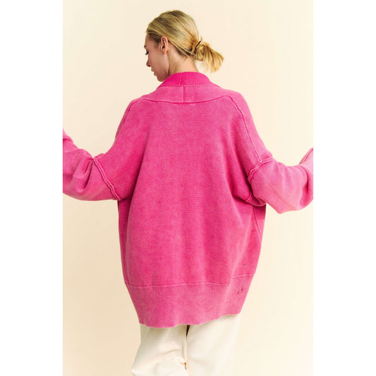Hot Pink To Go Cardigan