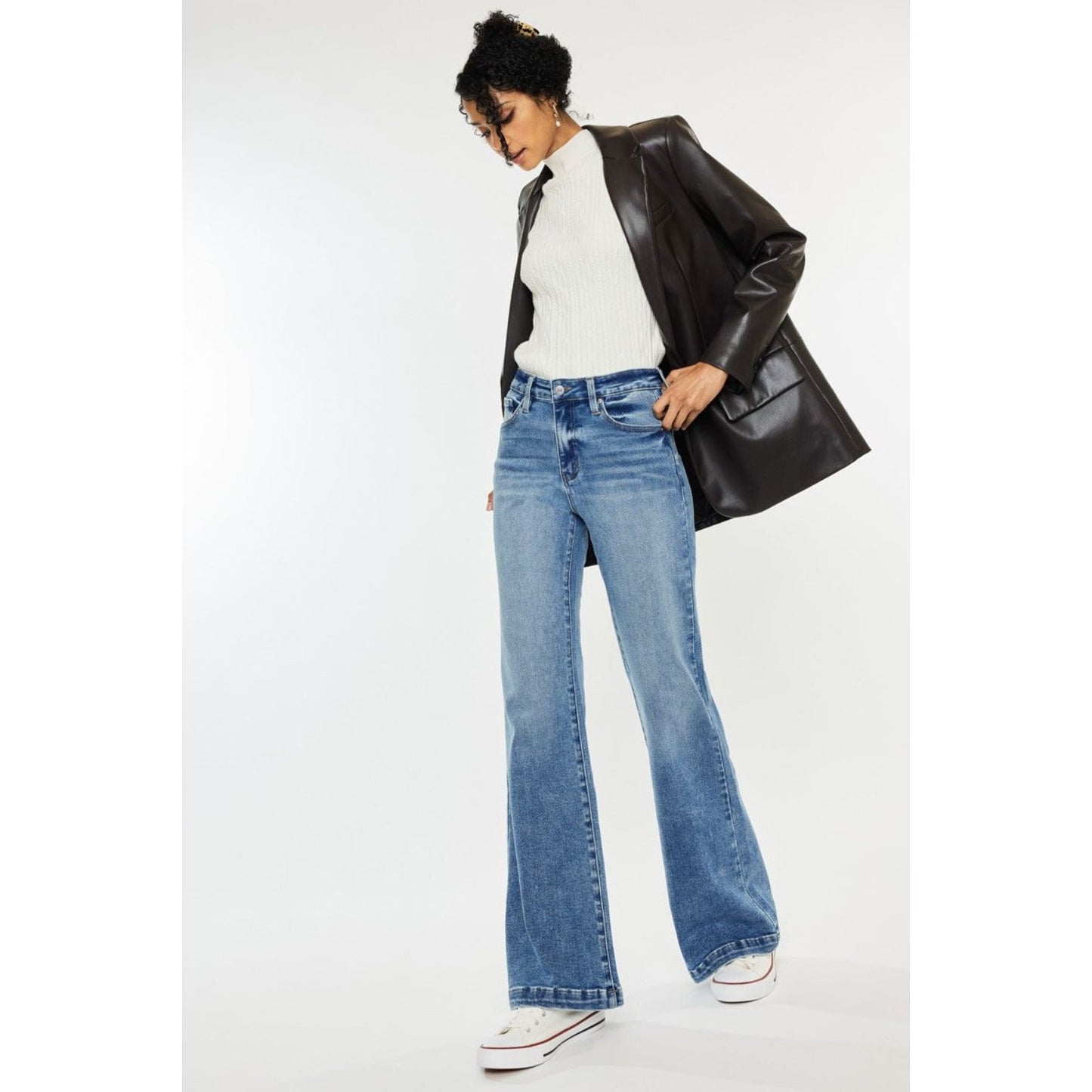 Kancan Wide Leg Jeans