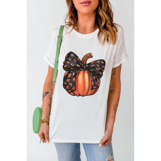 Bowed Up Pumpkin Tee