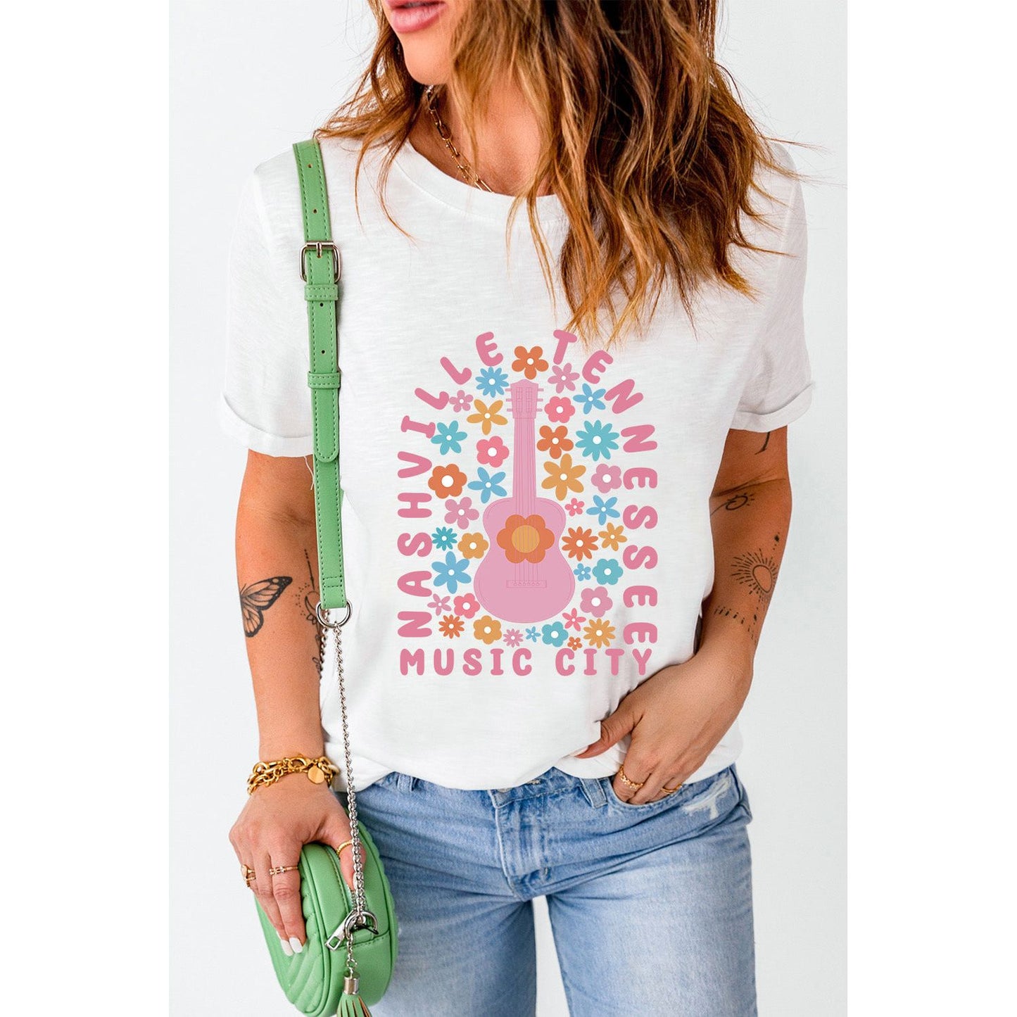 Soft Hippie Music City Tee