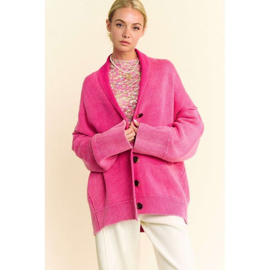 Hot Pink To Go Cardigan