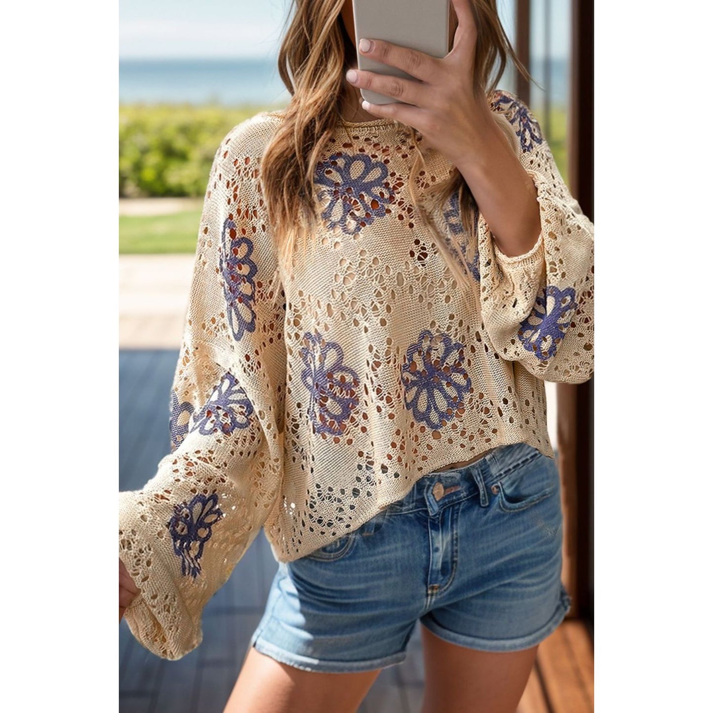 Flower Power Crochet Top