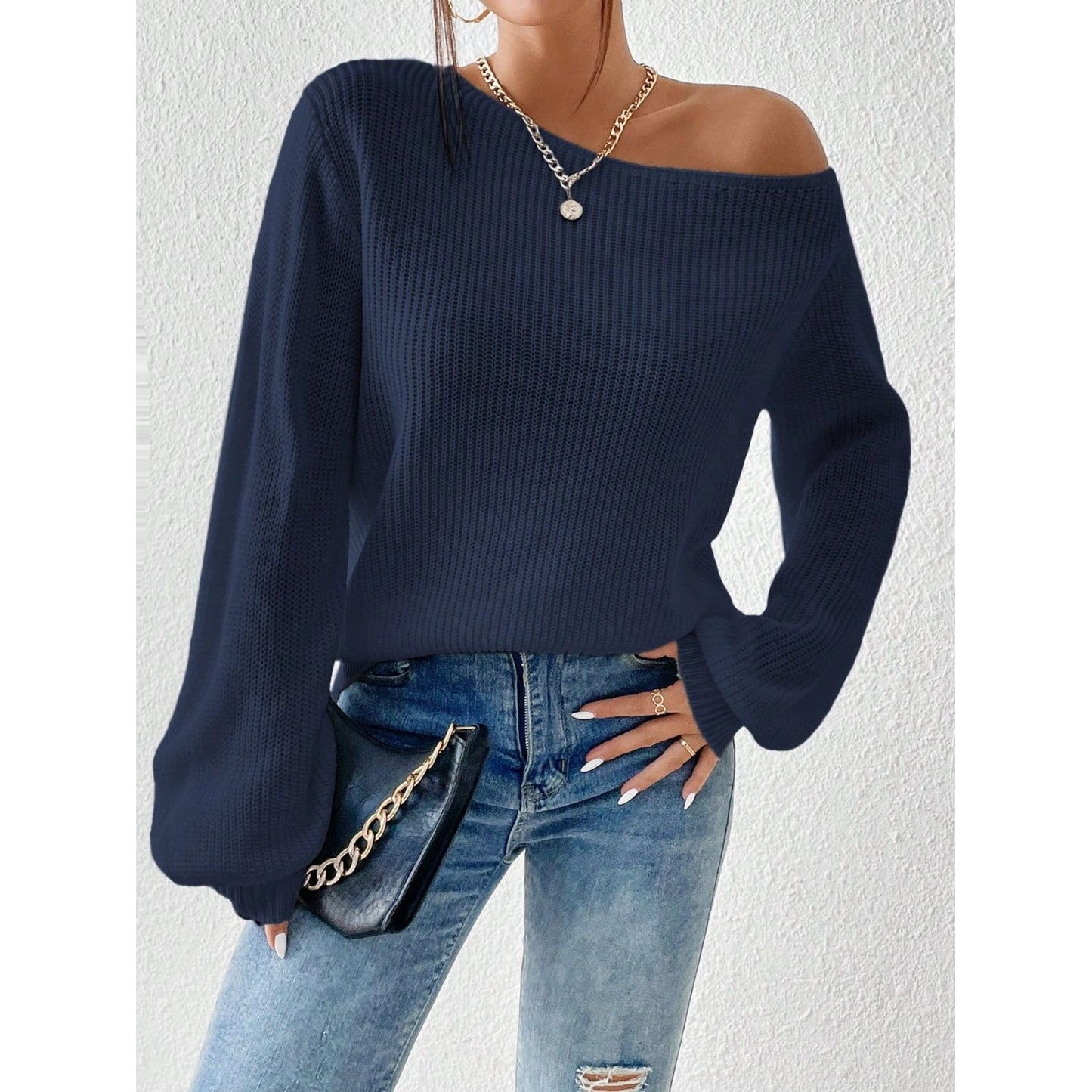 Honey Off The Shoulder Sweater