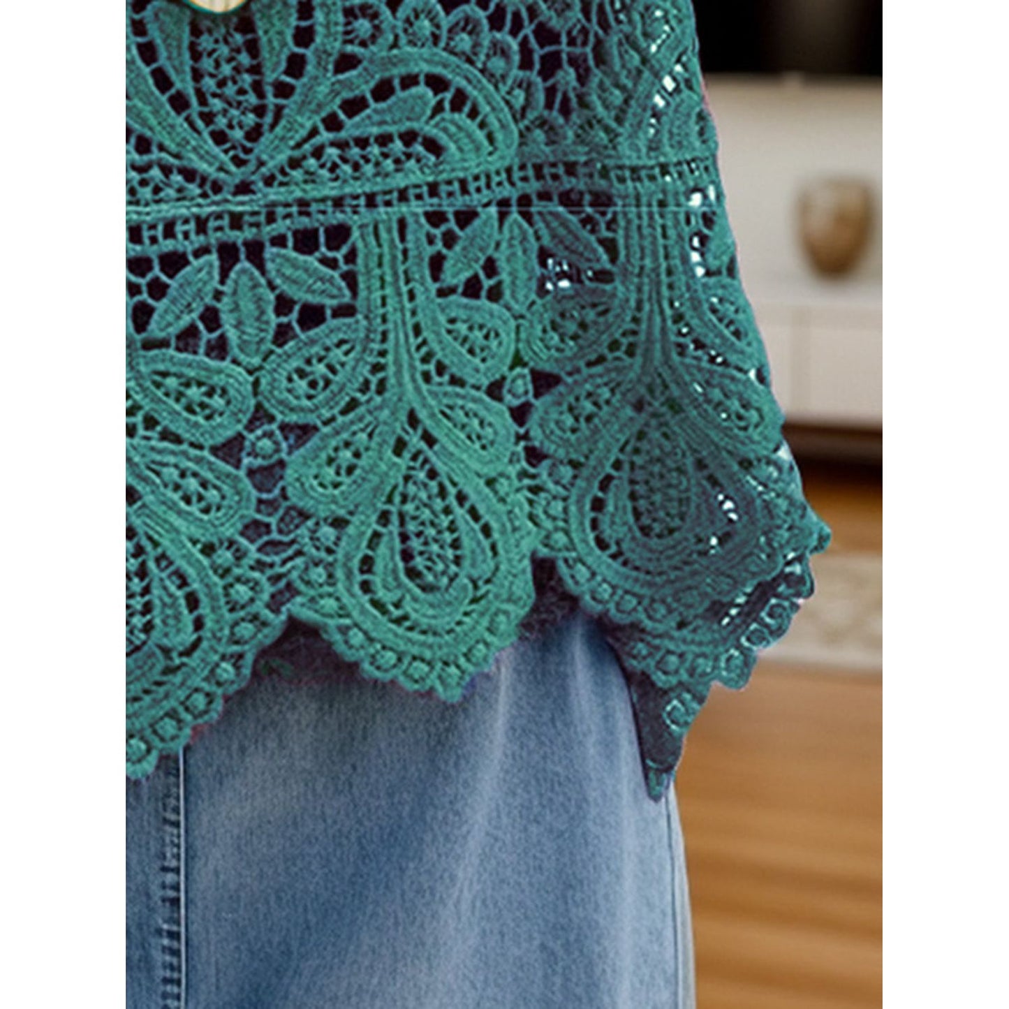 Cutout Scoop Neck Sleeveless Knit Cover Up