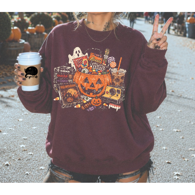 Spooky Little Throwback Tee or Sweatshirt