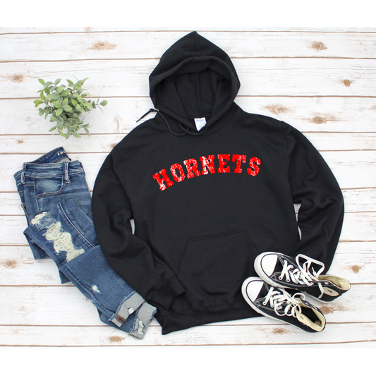 Vintage Hornets Varsity Tee or Hoodie