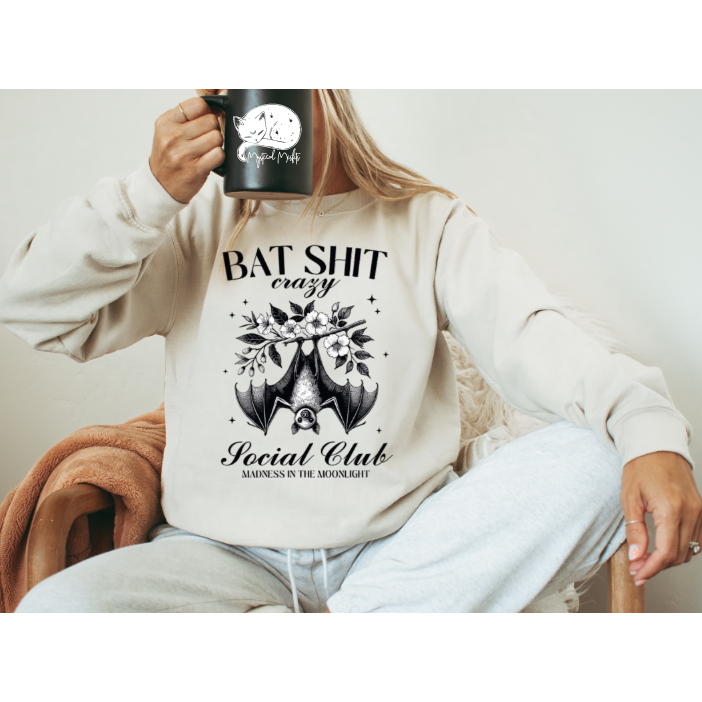Batty Social Club Tee or Sweatshirt
