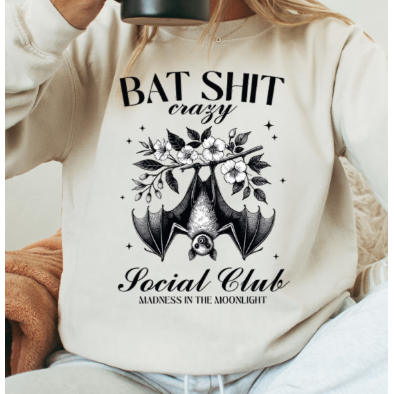 Batty Social Club Tee or Sweatshirt
