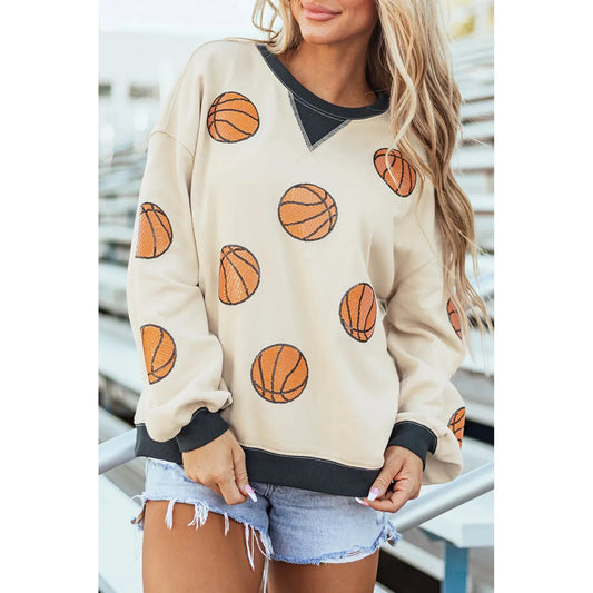 Basketball Sparkles Sweatshirt