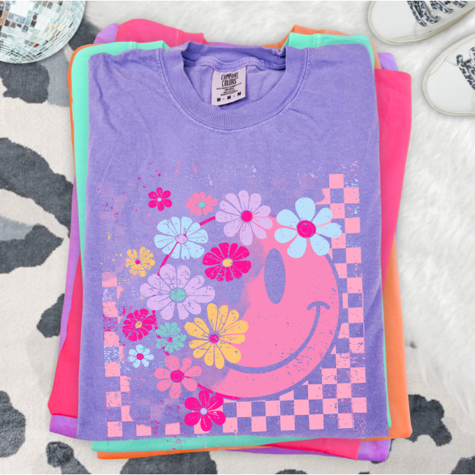 Groovy Floral Crown Tee or Sweatshirt
