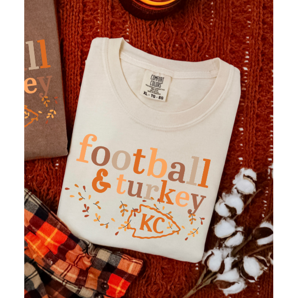 Football Turkey Tee or Sweatshirt