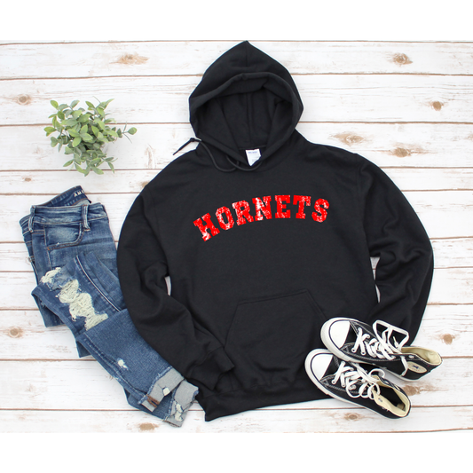 Vintage Hornets Varsity Tee or Hoodie