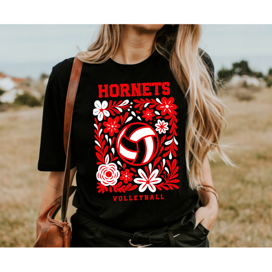 Hornets Volleyball Tee or Long Sleeve Tee