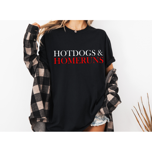 Hotdogs & Homeruns Tee