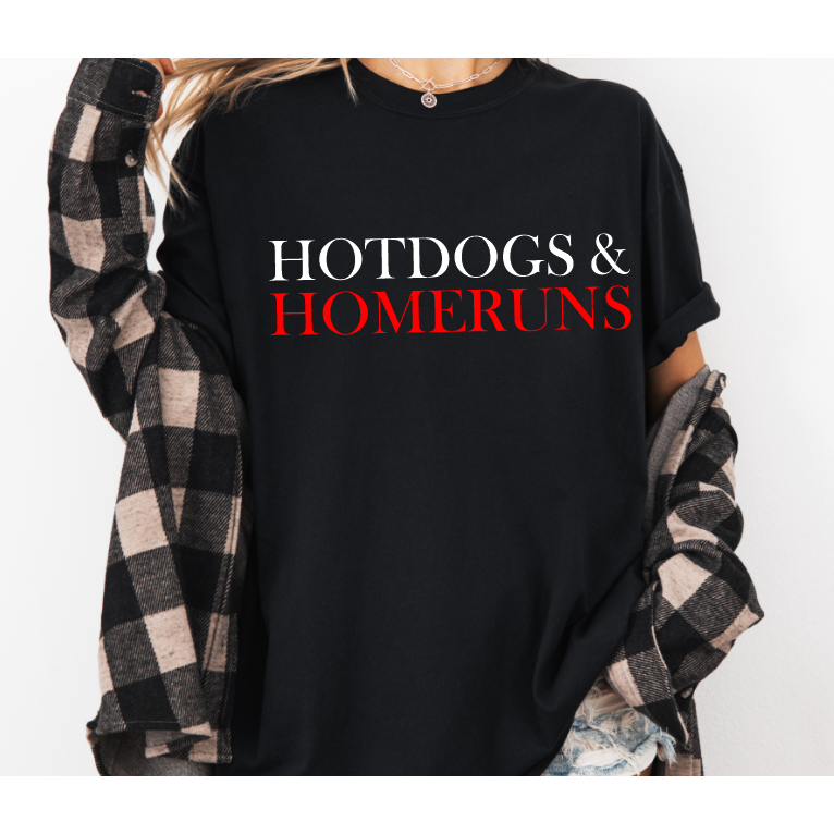 Hotdogs & Homeruns Tee