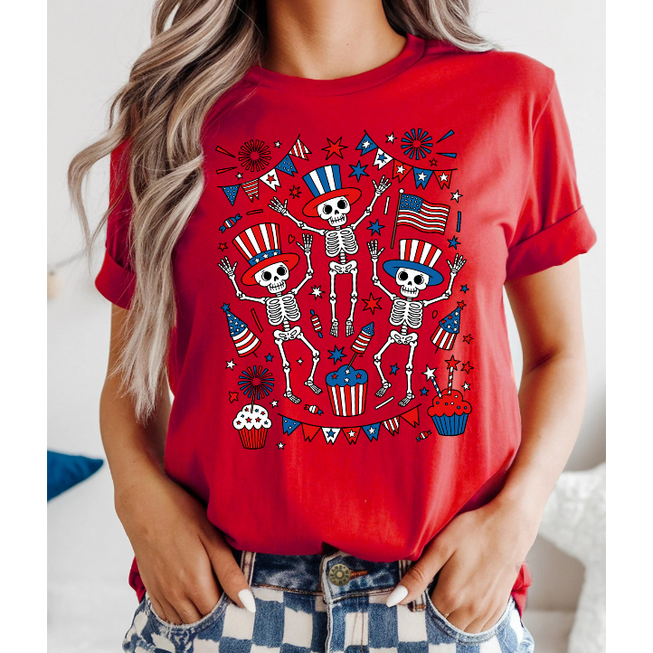 Party with the Ghosts-4th of July Tee or Tank