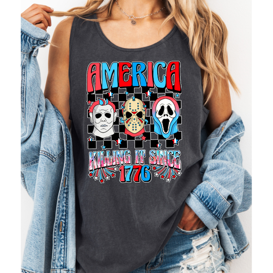 Killin' It-4th of July Tank or Tee