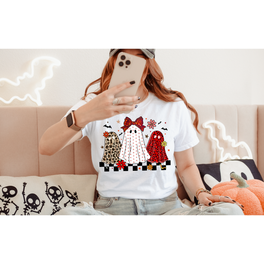 Leopard Spooky Boo's Tee