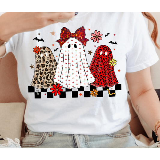 Leopard Spooky Boo's Tee