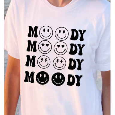 Moody Faces Tee or Tank