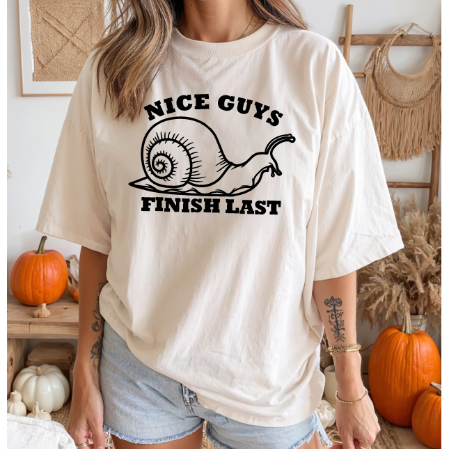 Nice Guys Finish Last Tee or Tank