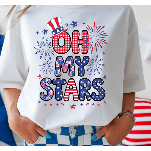 Oh My Stars-4th of July Tee or Tank