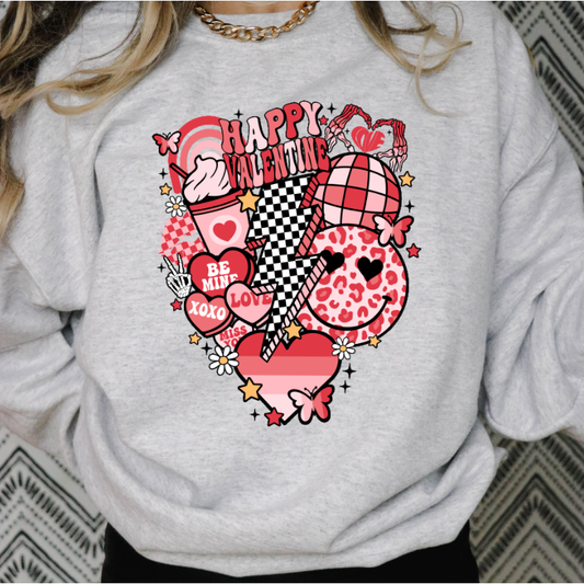 Love Explosion Valentine Long Sleeve Tee or Sweatshirt