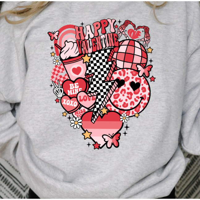 Love Explosion Valentine Long Sleeve Tee or Sweatshirt