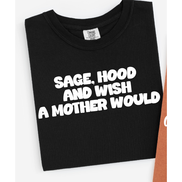 Sugar, Spice/Sage, Hood Tee (sold separately)