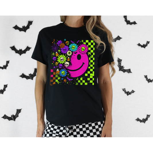 90s Neon Skelly Tee