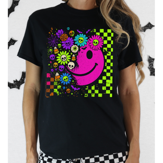 90s Neon Skelly Tee