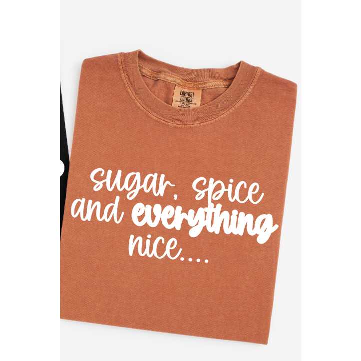 Sugar, Spice/Sage, Hood Tee (sold separately)