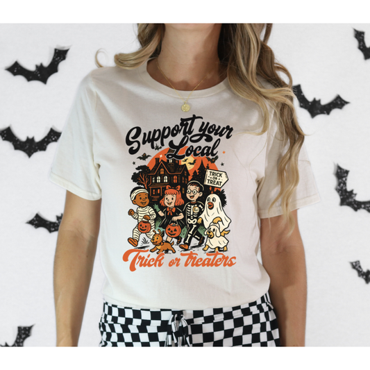 Support Local-Trick-or-Treaters Tee