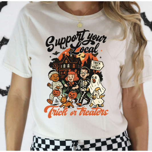 Support Local-Trick-or-Treaters Tee