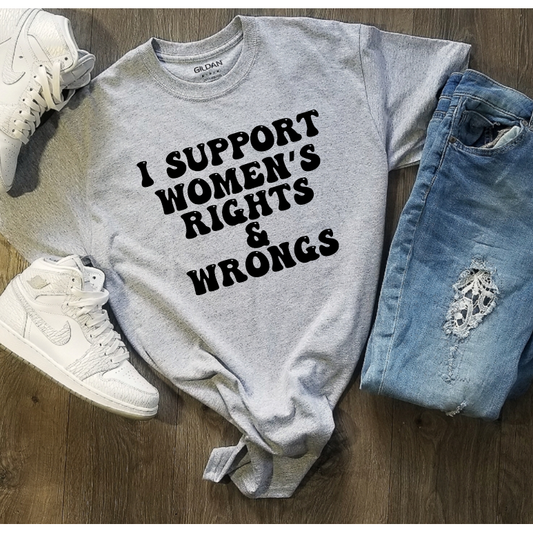 Women's Rights & Wrongs Tee